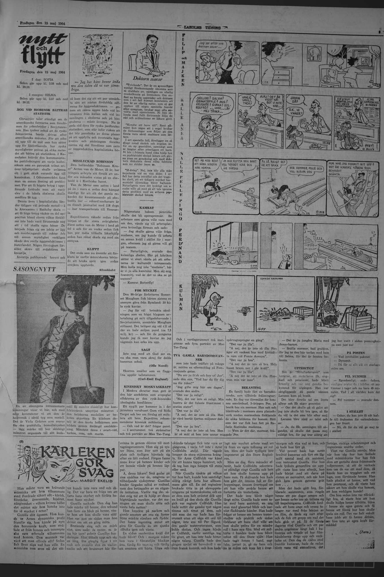 Laholms Tidning Fredag 15 maj 1964, sida 5