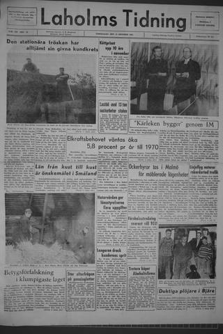 Förstasidan, Torsdag 15 oktober 1964