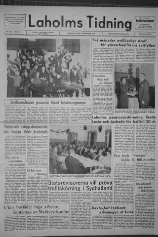 Förstasidan, Onsdag 16 december 1964