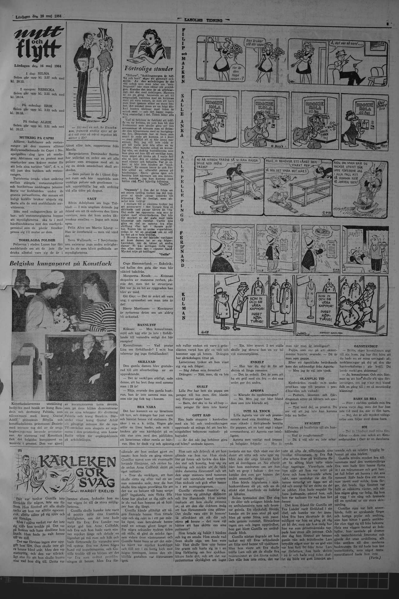 Laholms Tidning Lördag 16 maj 1964, sida 5