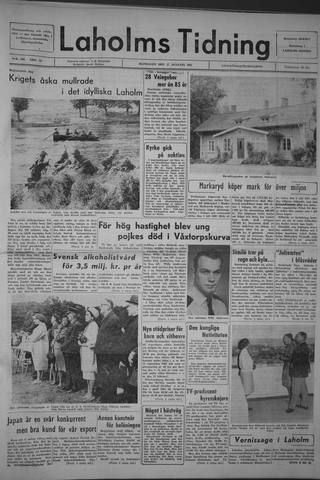 Förstasidan, Måndag 17 augusti 1964