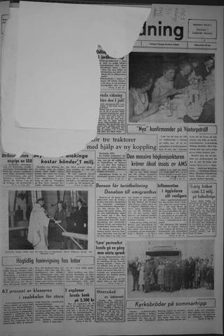 Förstasidan, Måndag 31 maj 1965