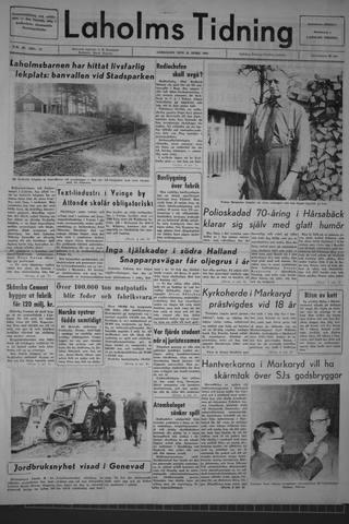 Förstasidan, Lördag 18 april 1964