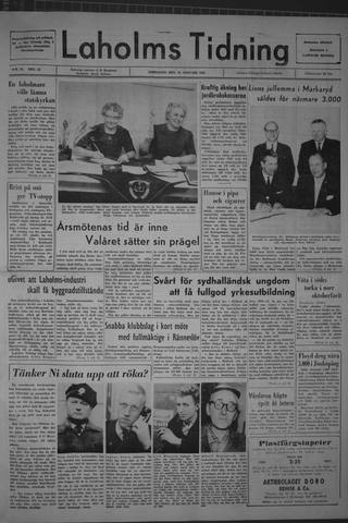 Förstasidan, Lördag 18 januari 1964