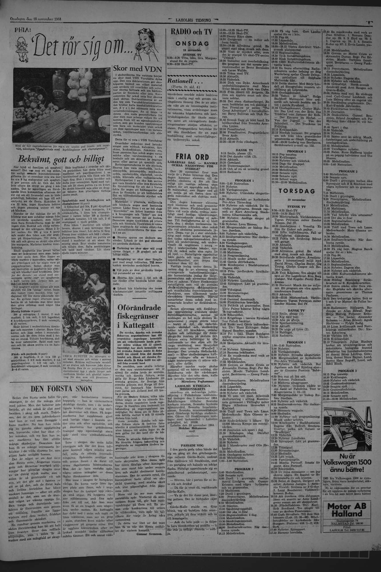 Laholms Tidning Onsdag 18 november 1964, sida 7