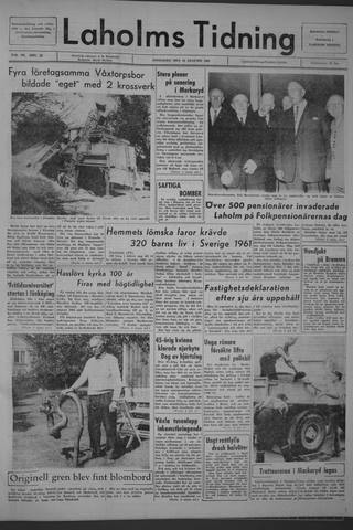 Förstasidan, Onsdag 19 augusti 1964