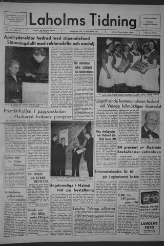 Förstasidan, Lördag 19 december 1964