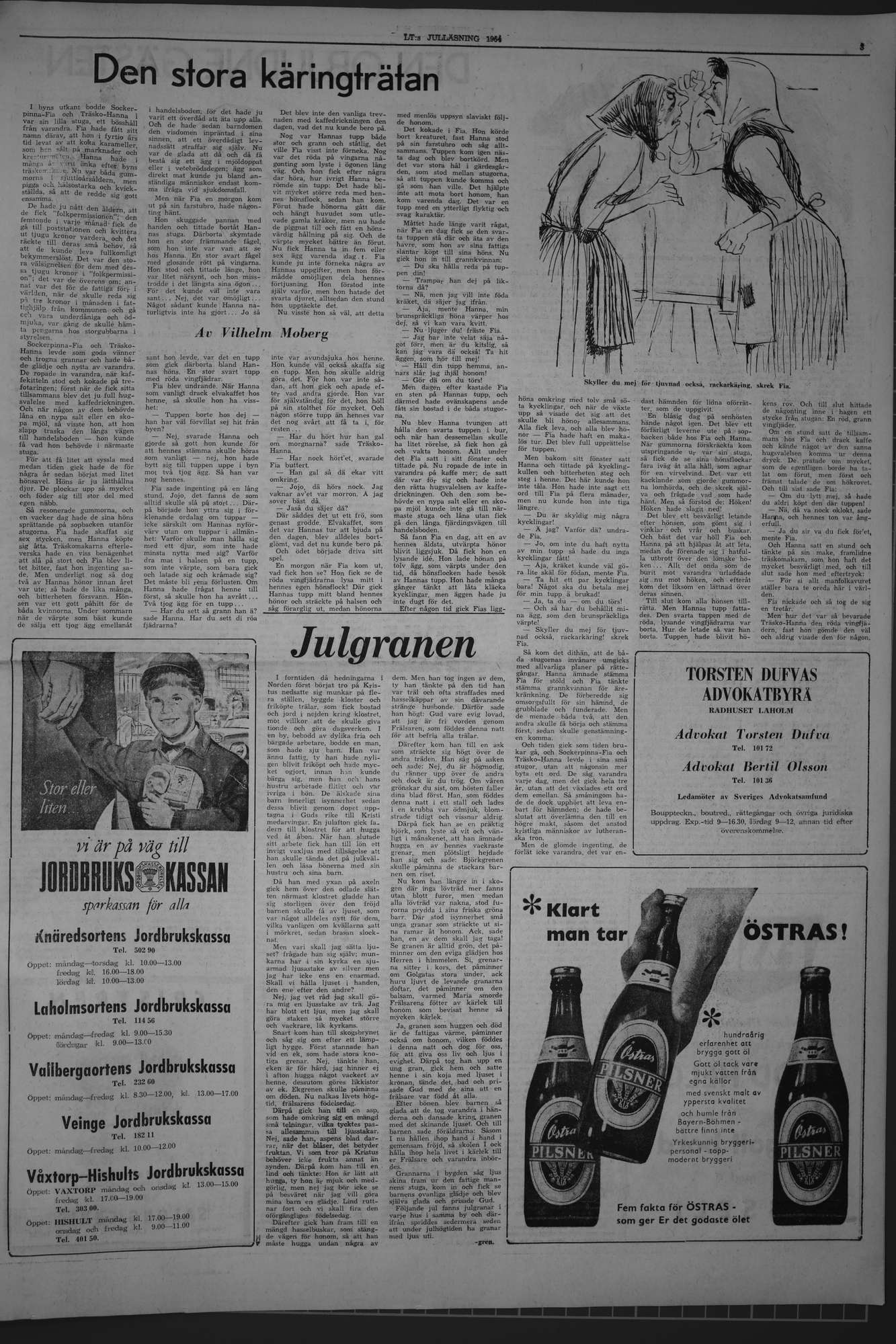 Laholms Tidning Lördag 19 december 1964, sida 11