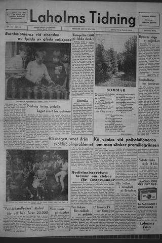Förstasidan, Fredag 19 juni 1964