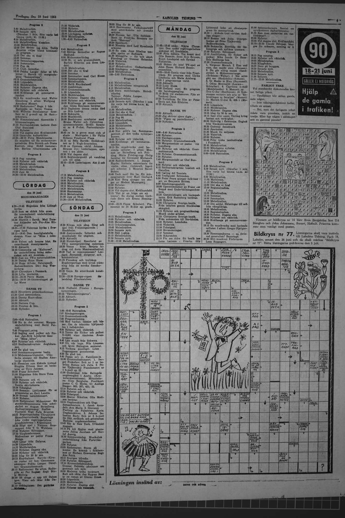 Laholms Tidning Fredag 19 juni 1964, sida 7