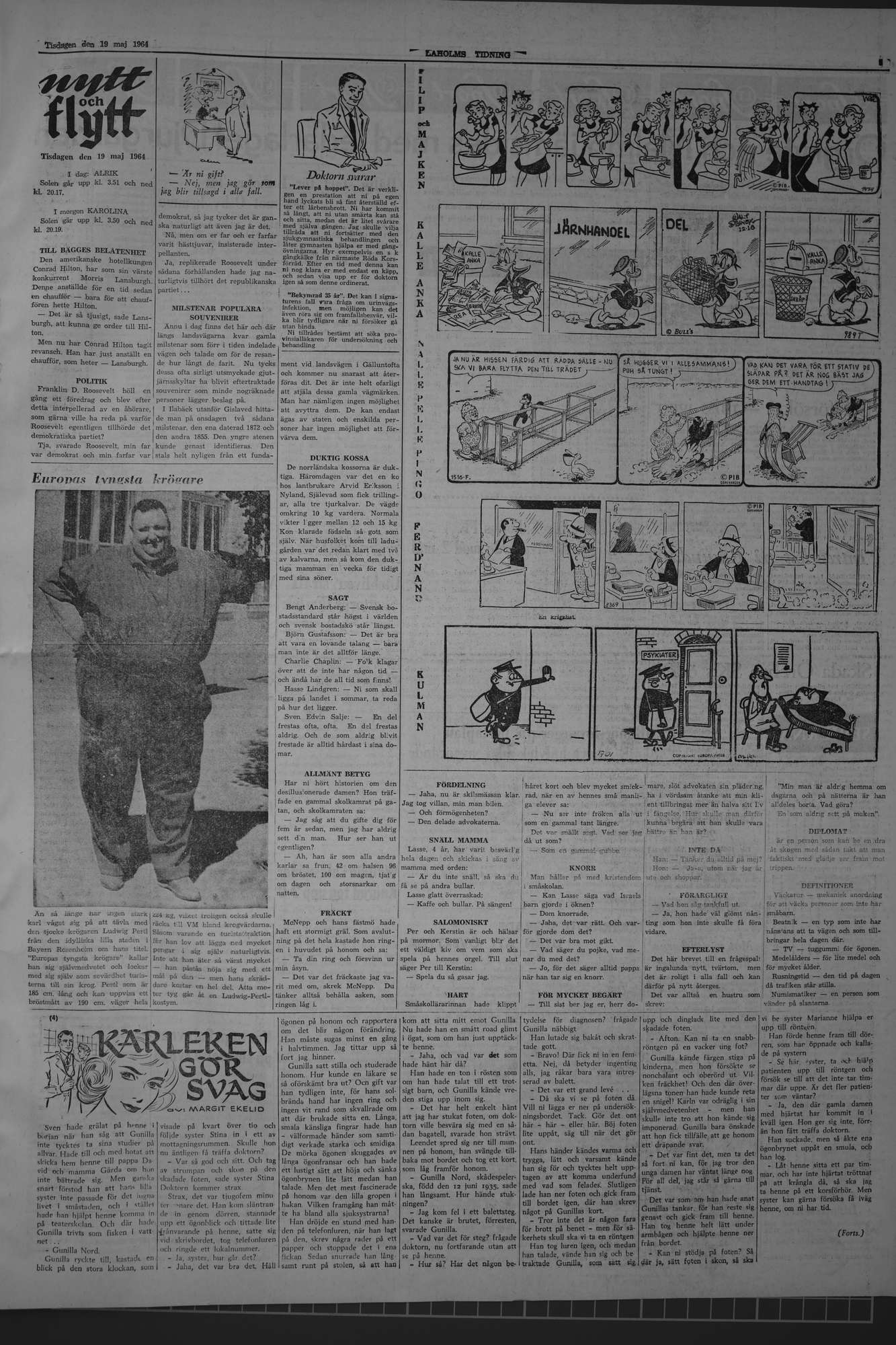 Laholms Tidning Tisdag 19 maj 1964, sida 5