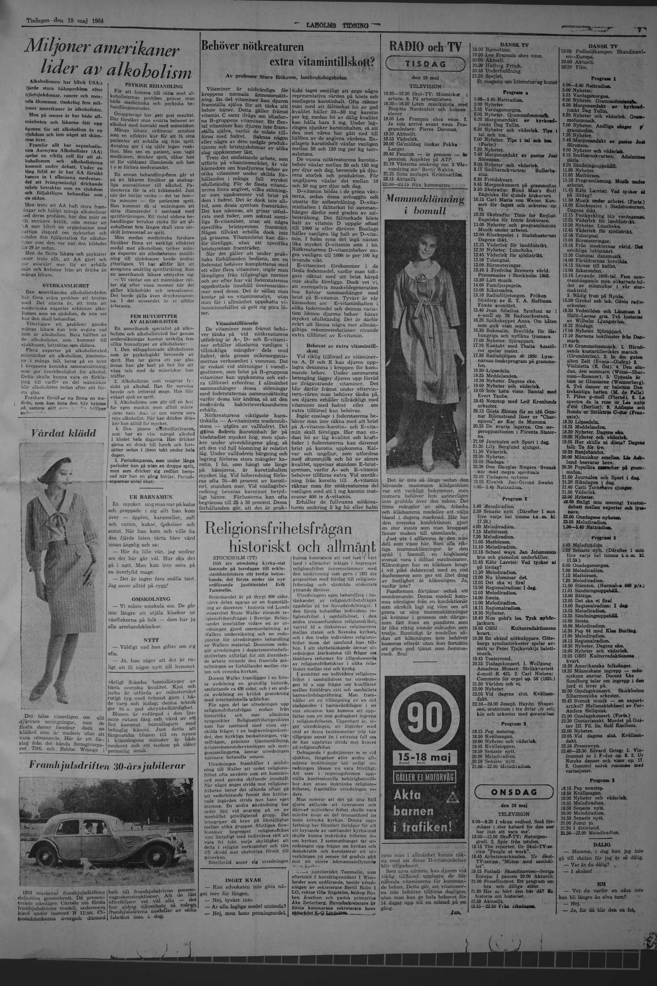 Laholms Tidning Tisdag 19 maj 1964, sida 7