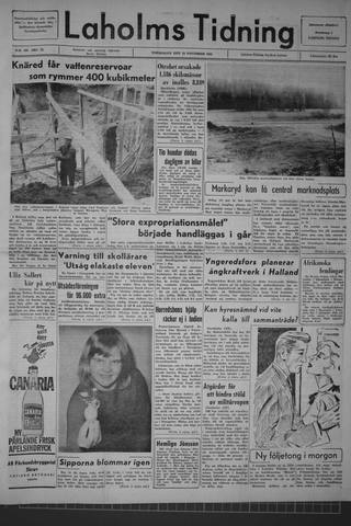 Förstasidan, Torsdag 19 november 1964