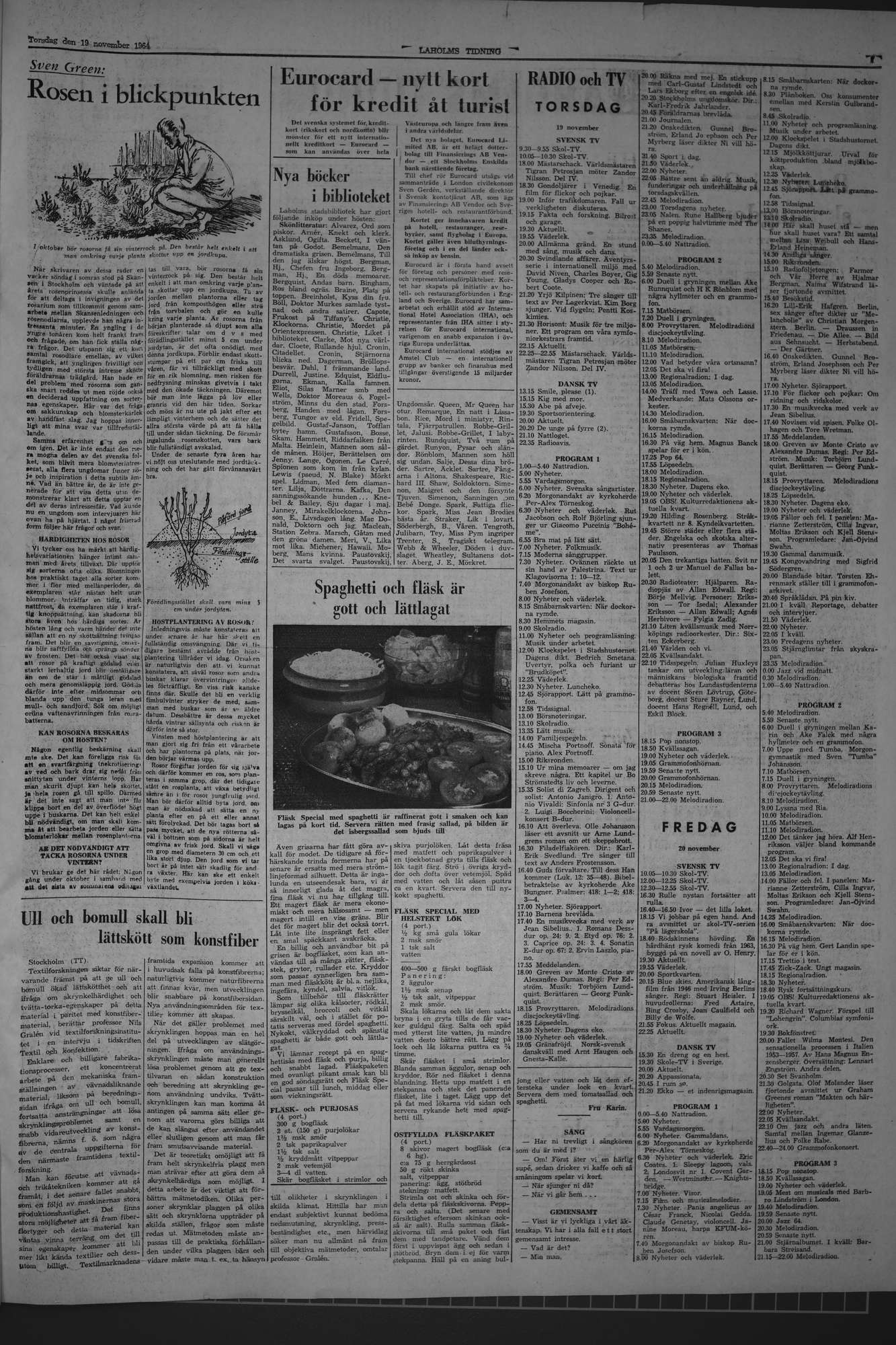 Laholms Tidning Torsdag 19 november 1964, sida 7