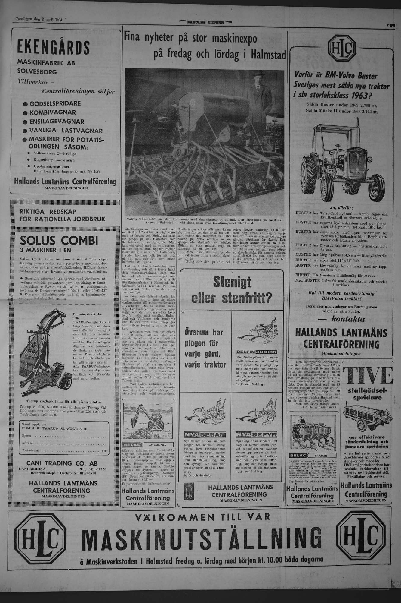 Laholms Tidning Torsdag 2 april 1964, sida 5