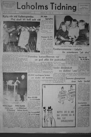 Förstasidan, Lördag 2 maj 1964