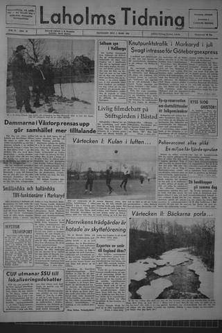 Förstasidan, Måndag 2 mars 1964