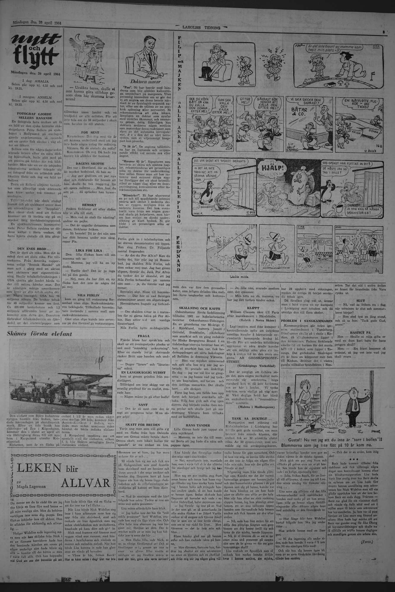 Laholms Tidning Måndag 20 april 1964, sida 5