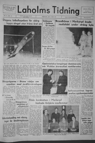 Förstasidan, Torsdag 4 mars 1965