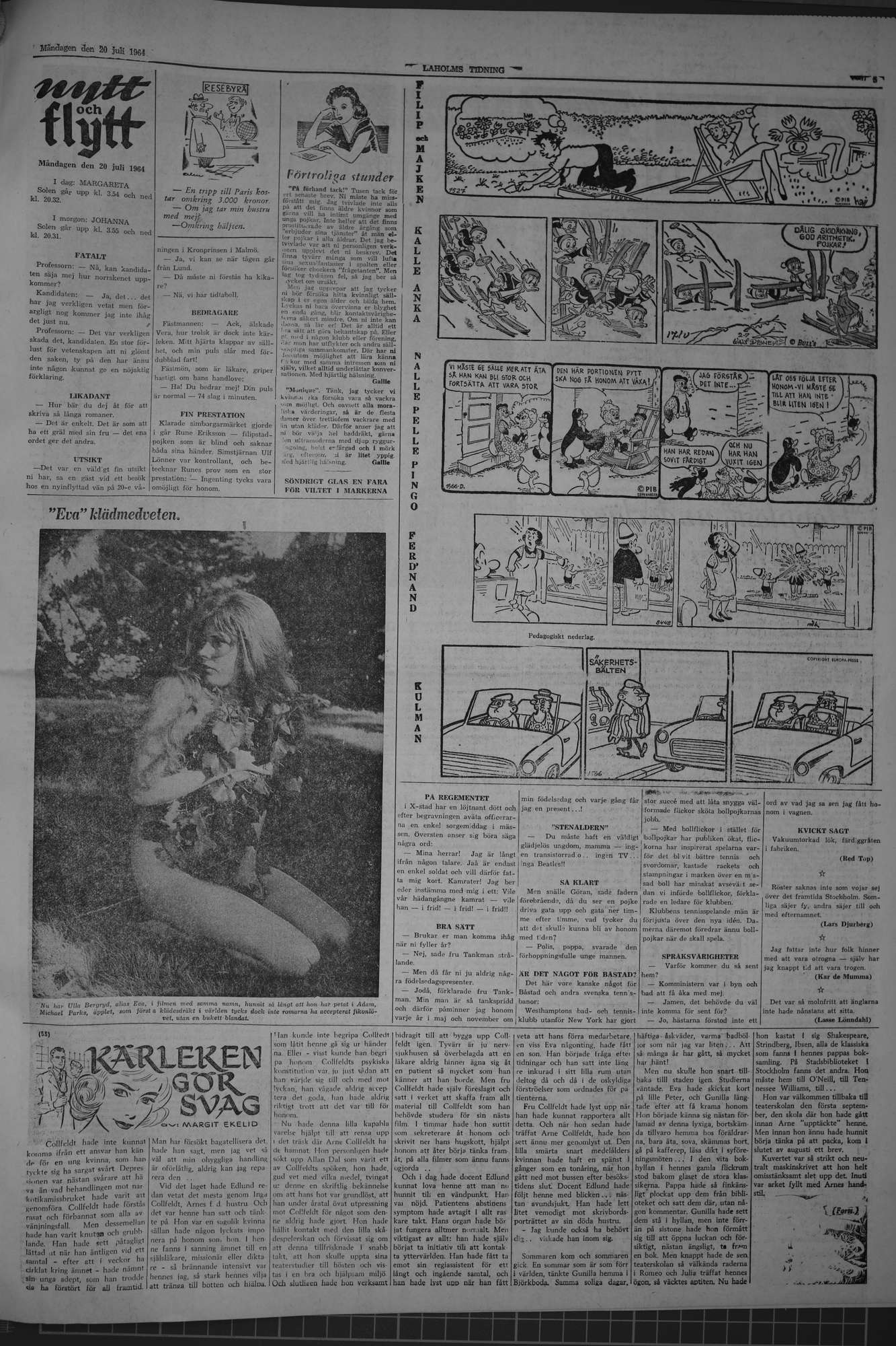Laholms Tidning Måndag 20 juli 1964, sida 5