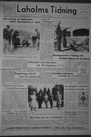Förstasidan, Onsdag 20 maj 1964