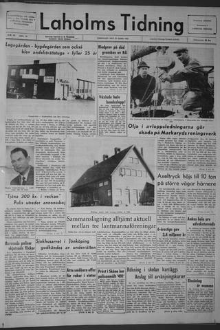 Förstasidan, Fredag 20 mars 1964