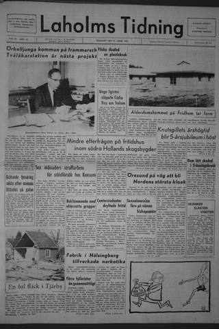 Förstasidan, Tisdag 21 april 1964