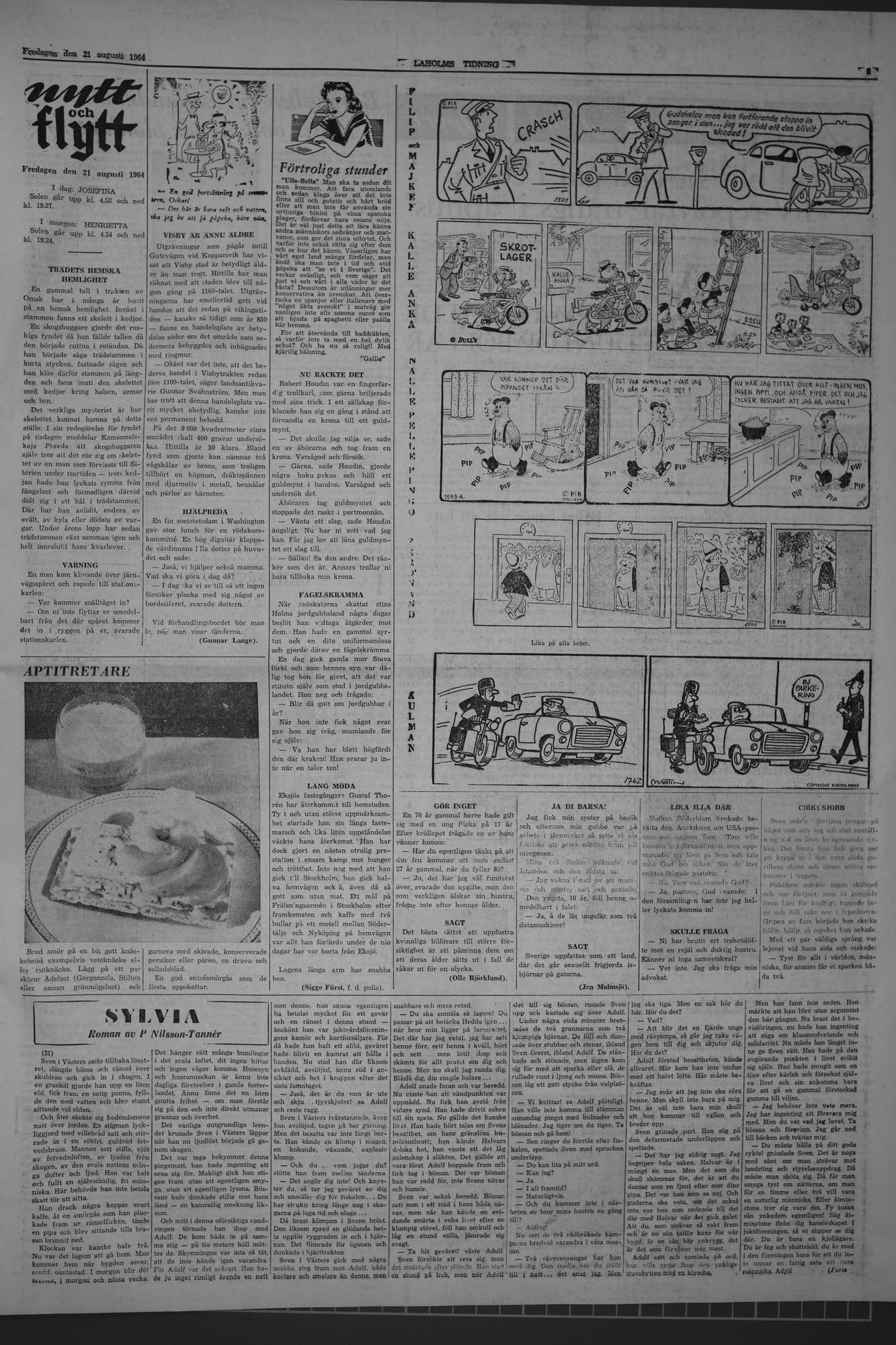 Laholms Tidning Fredag 21 augusti 1964, sida 5