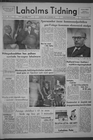 Förstasidan, Måndag 21 december 1964