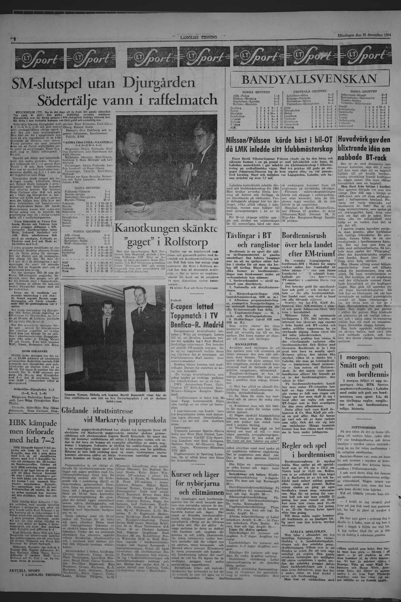 Laholms Tidning Måndag 21 december 1964, sida 6