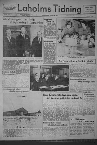 Förstasidan, Tisdag 21 januari 1964