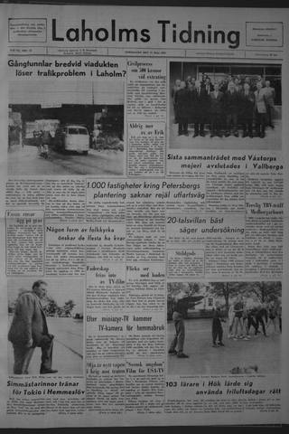 Förstasidan, Torsdag 21 maj 1964