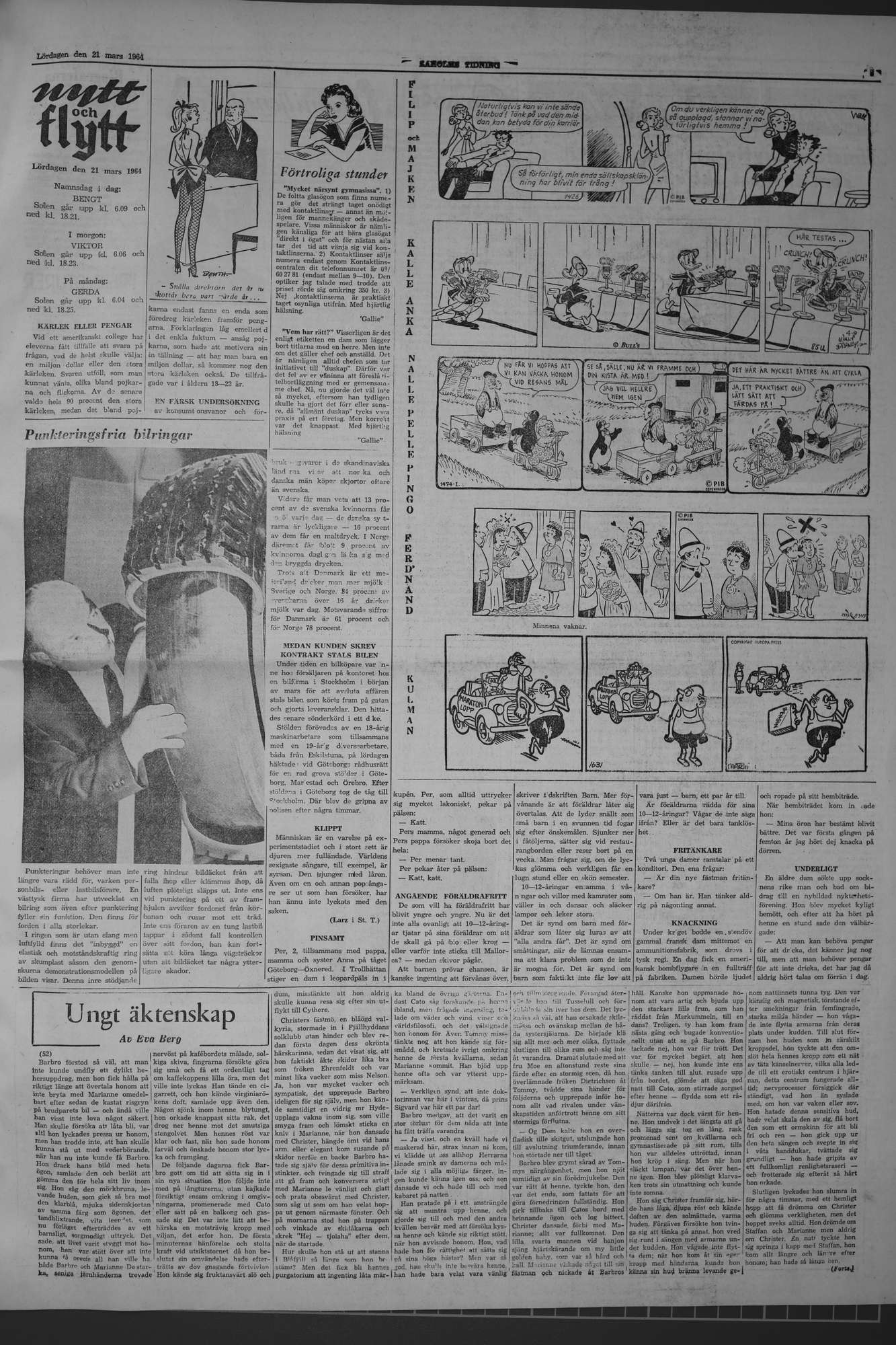 Laholms Tidning Lördag 21 mars 1964, sida 5
