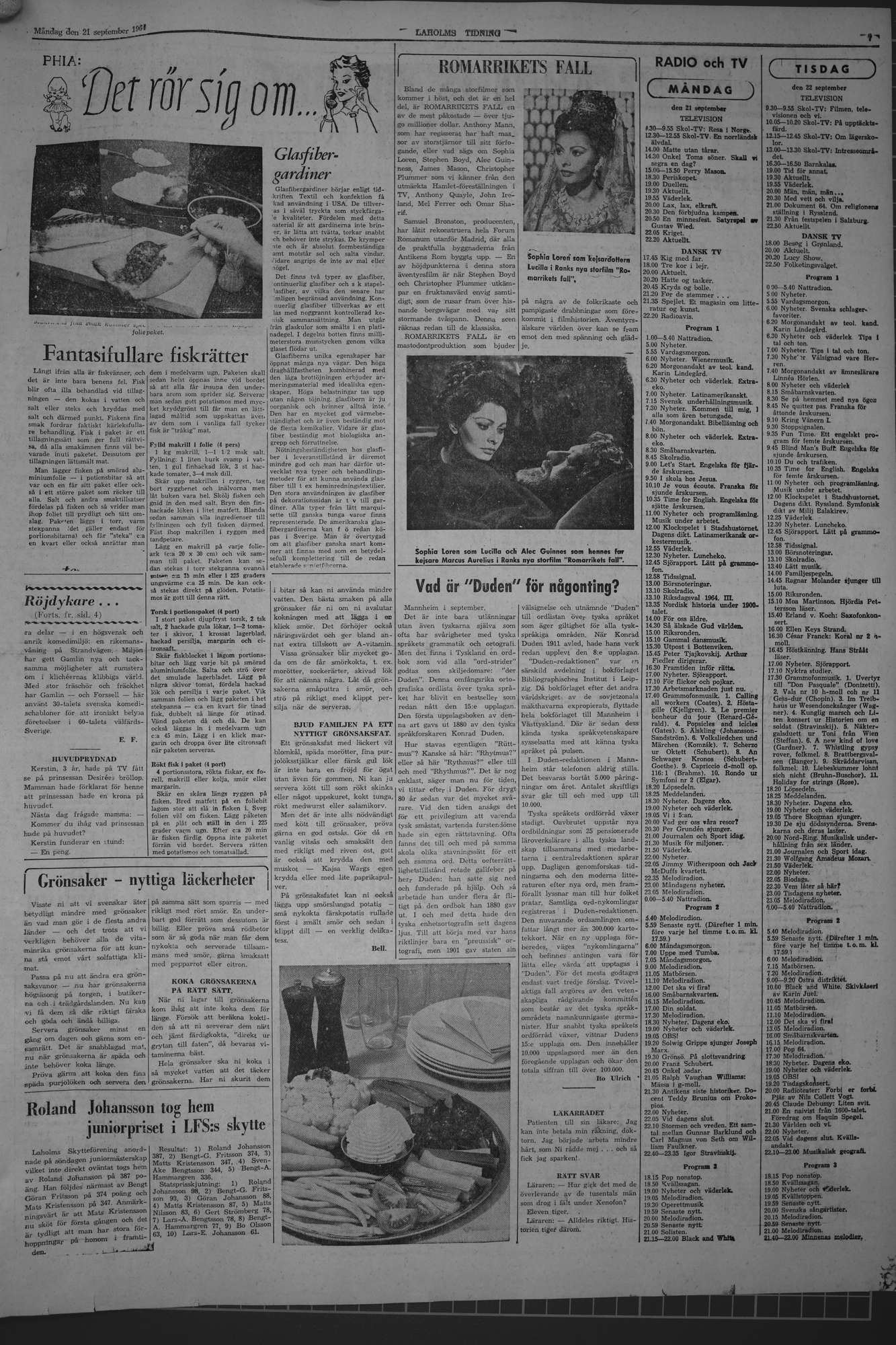 Laholms Tidning Måndag 21 september 1964, sida 7