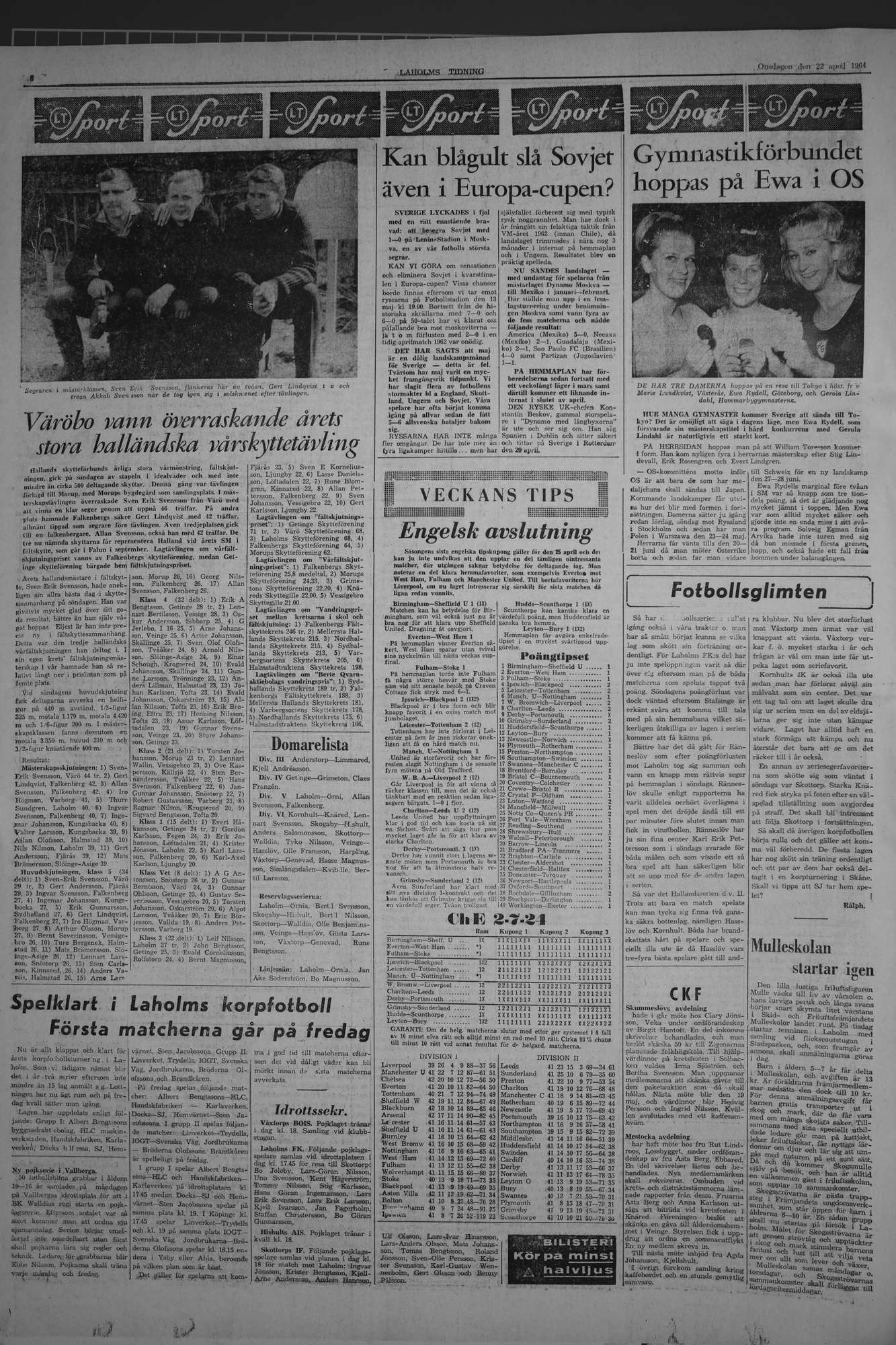 Laholms Tidning Onsdag 22 april 1964, sida 6