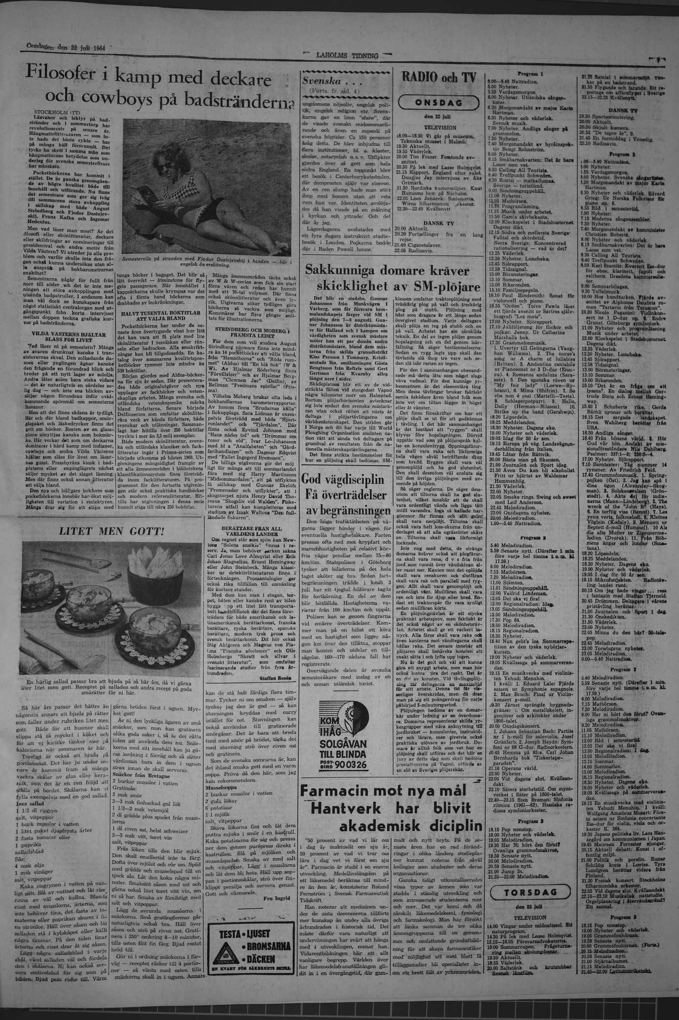 Laholms Tidning Onsdag 22 juli 1964, sida 7