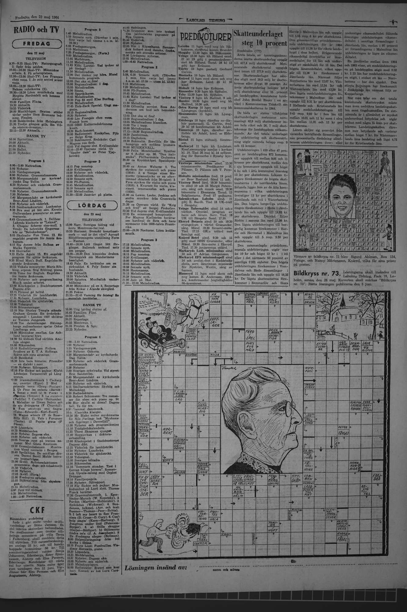 Laholms Tidning Fredag 22 maj 1964, sida 7