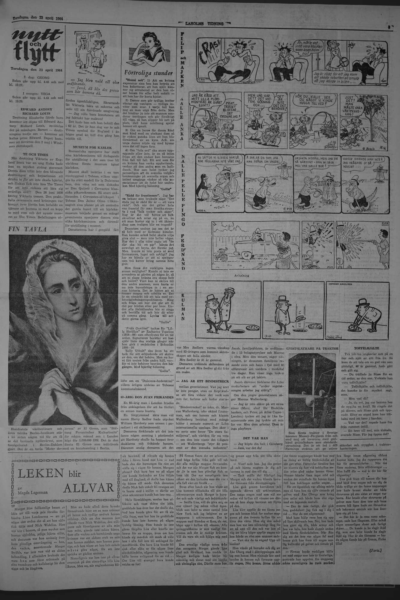 Laholms Tidning Torsdag 23 april 1964, sida 5