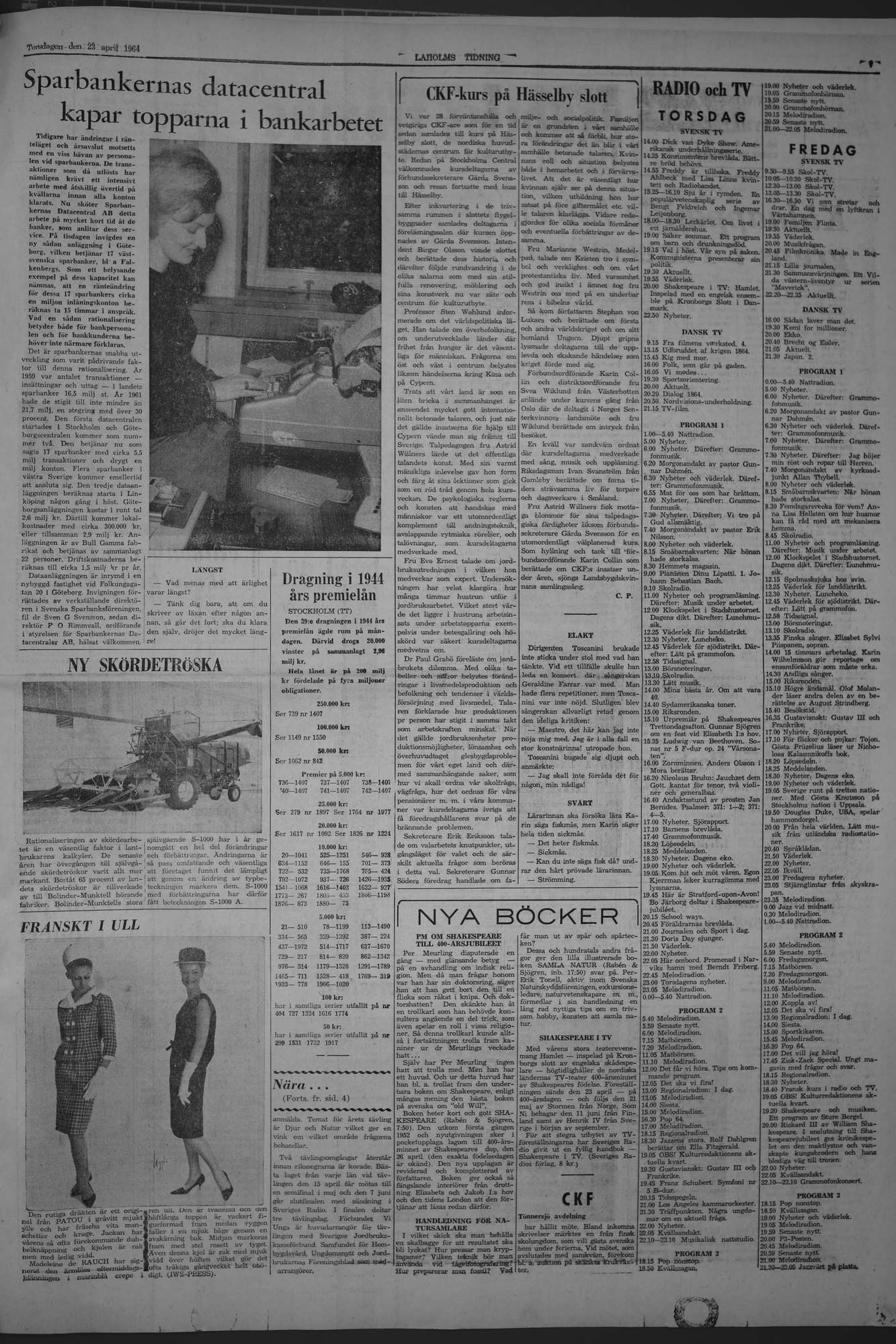 Laholms Tidning Torsdag 23 april 1964, sida 7