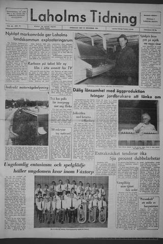 Förstasidan, Onsdag 23 december 1964