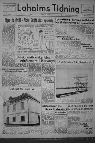 Förstasidan, Torsdag 23 januari 1964