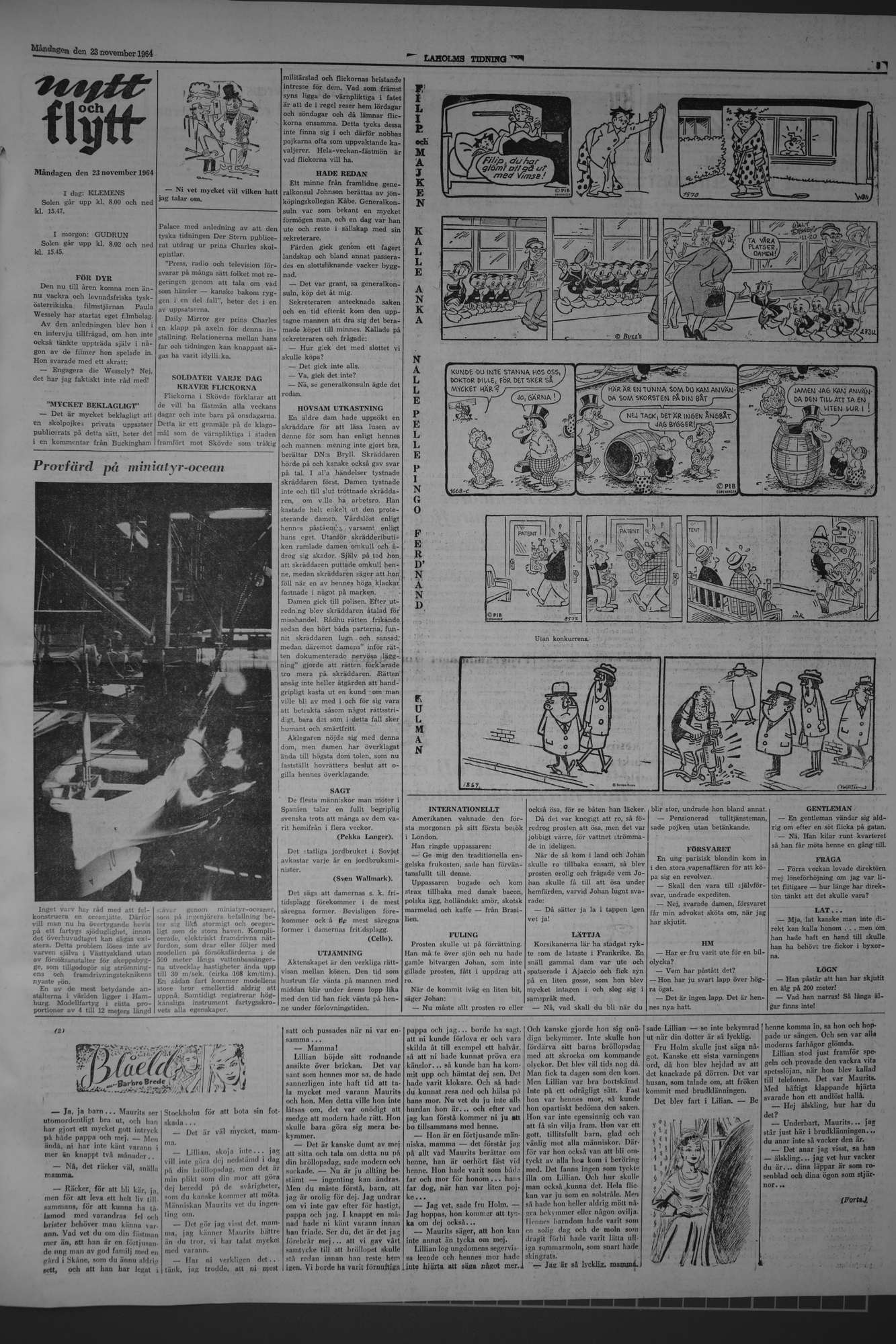 Laholms Tidning Måndag 23 november 1964, sida 5