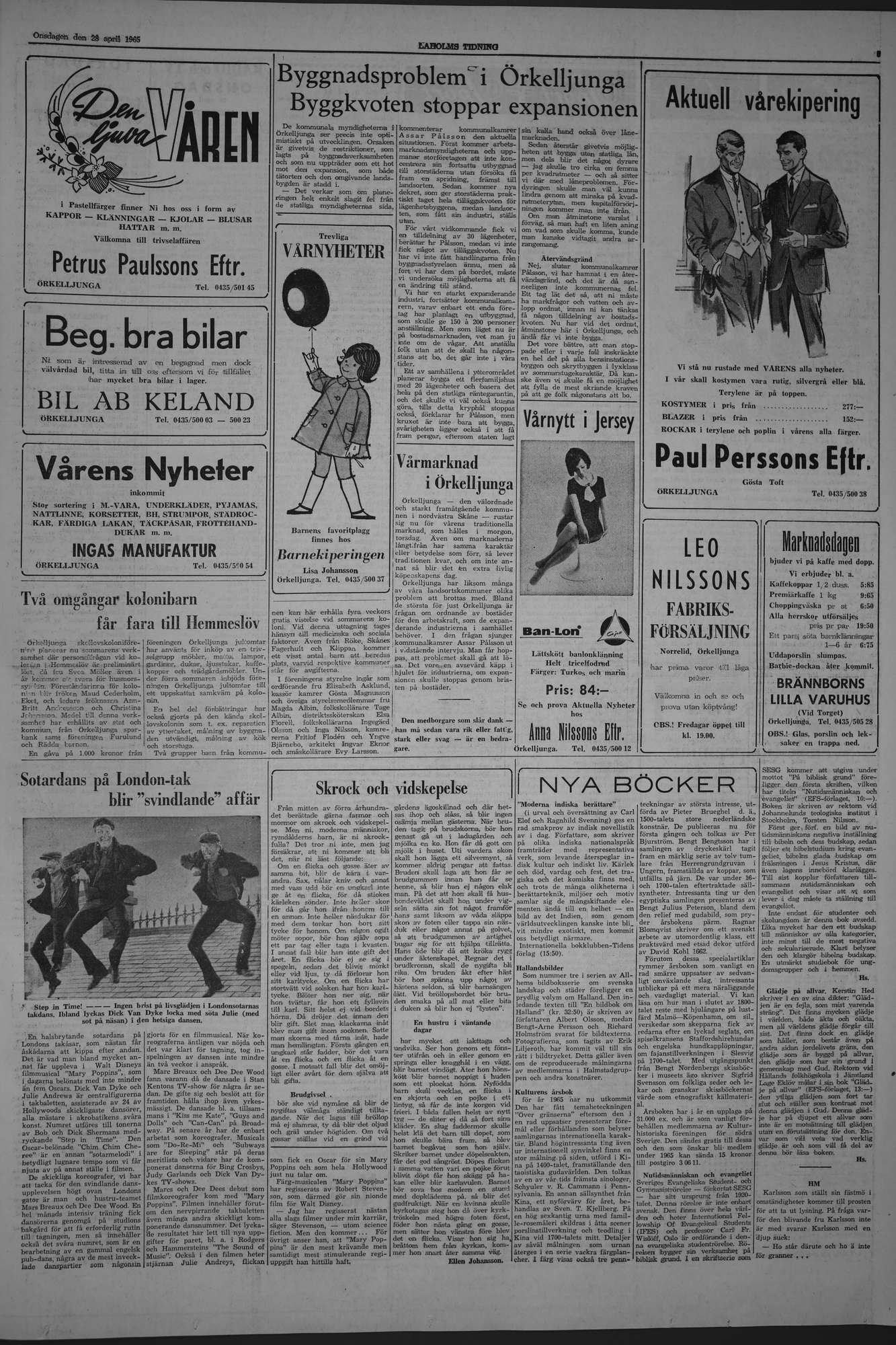 Laholms Tidning Onsdag 28 april 1965, sida 5