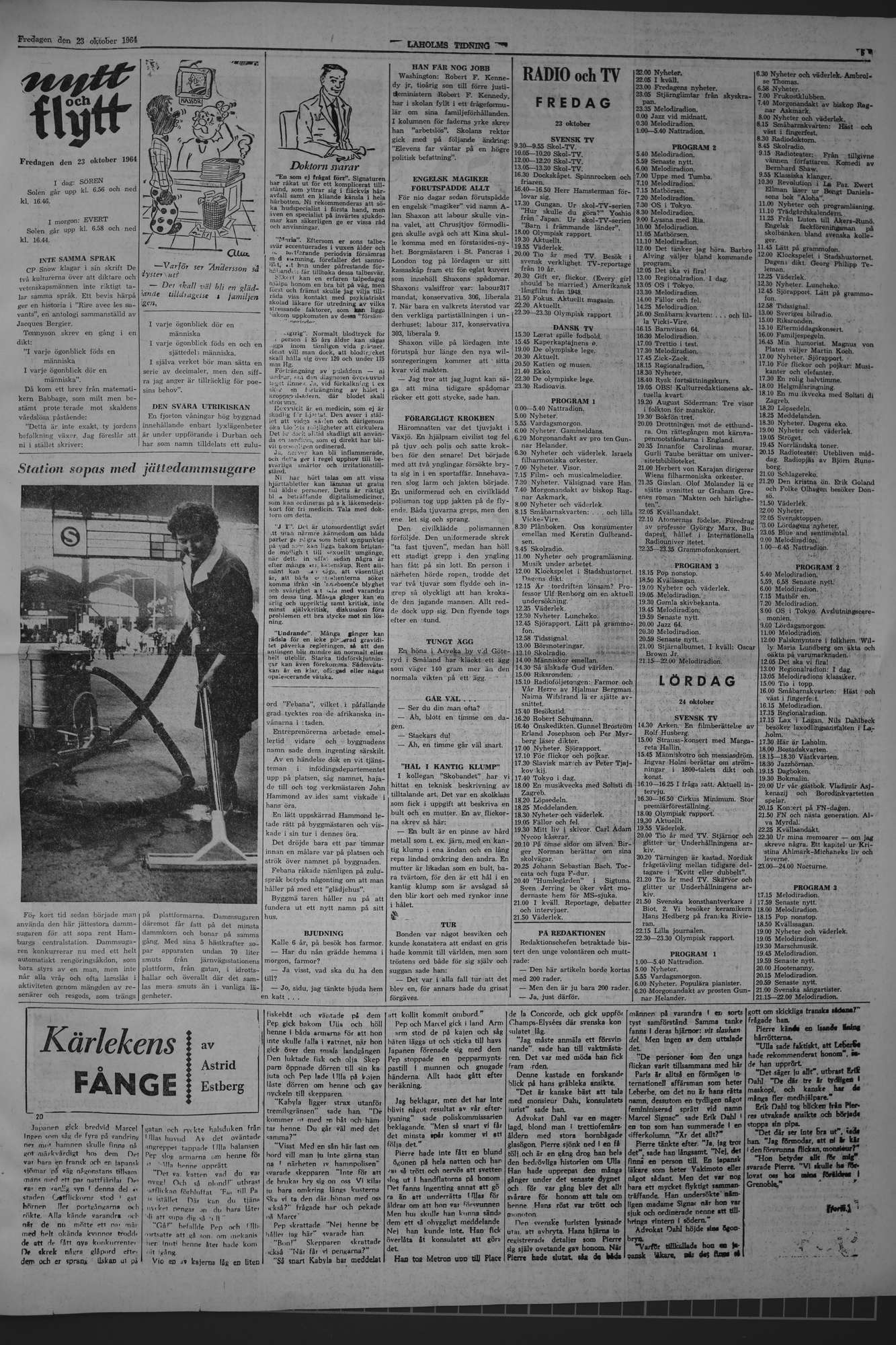 Laholms Tidning Fredag 23 oktober 1964, sida 5