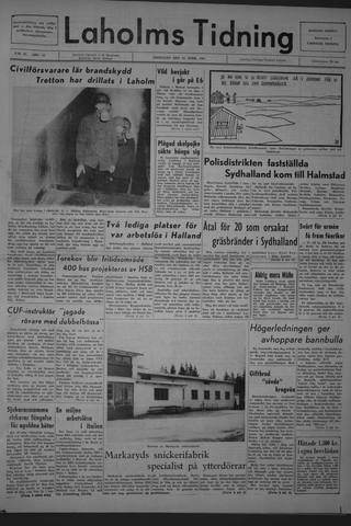 Förstasidan, Fredag 24 april 1964