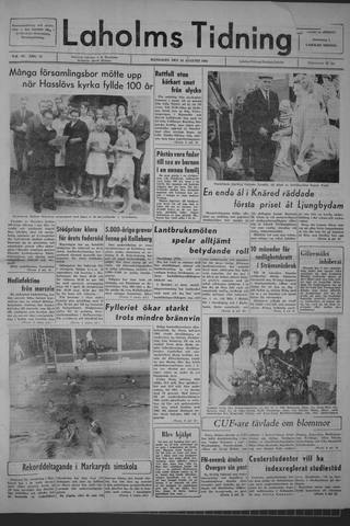 Förstasidan, Måndag 24 augusti 1964
