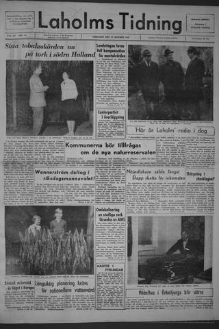 Förstasidan, Lördag 24 oktober 1964