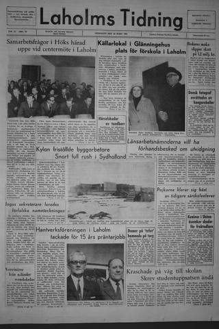Förstasidan, Onsdag 10 mars 1965