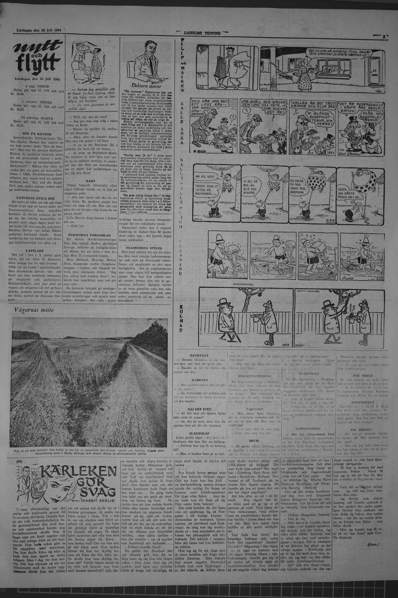 Laholms Tidning Lördag 25 juli 1964, sida 5
