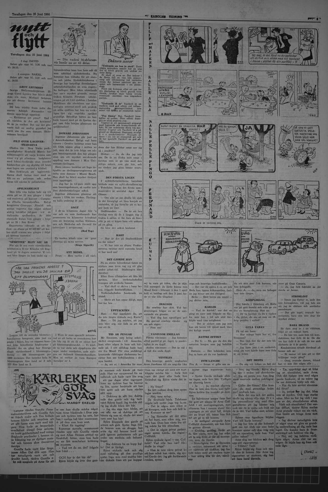 Laholms Tidning Torsdag 25 juni 1964, sida 5